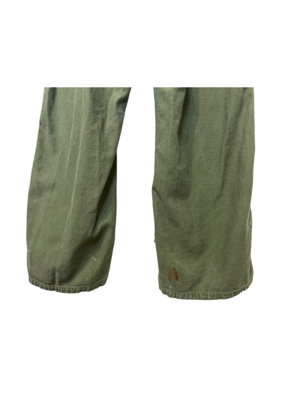 Vintage 1966 US Military OG-107 Belted Coveralls Vietnam Era Sateen Men's Large - Picture 7 of 12